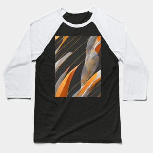 Chromatic Botanic Abstraction #1 Baseball T-Shirt